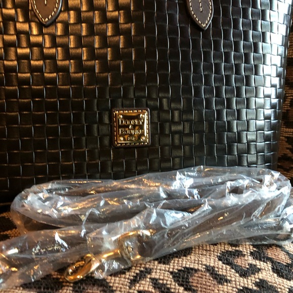 Dooney & Bourke Woven Leather Handbag - Picture 9 of 10